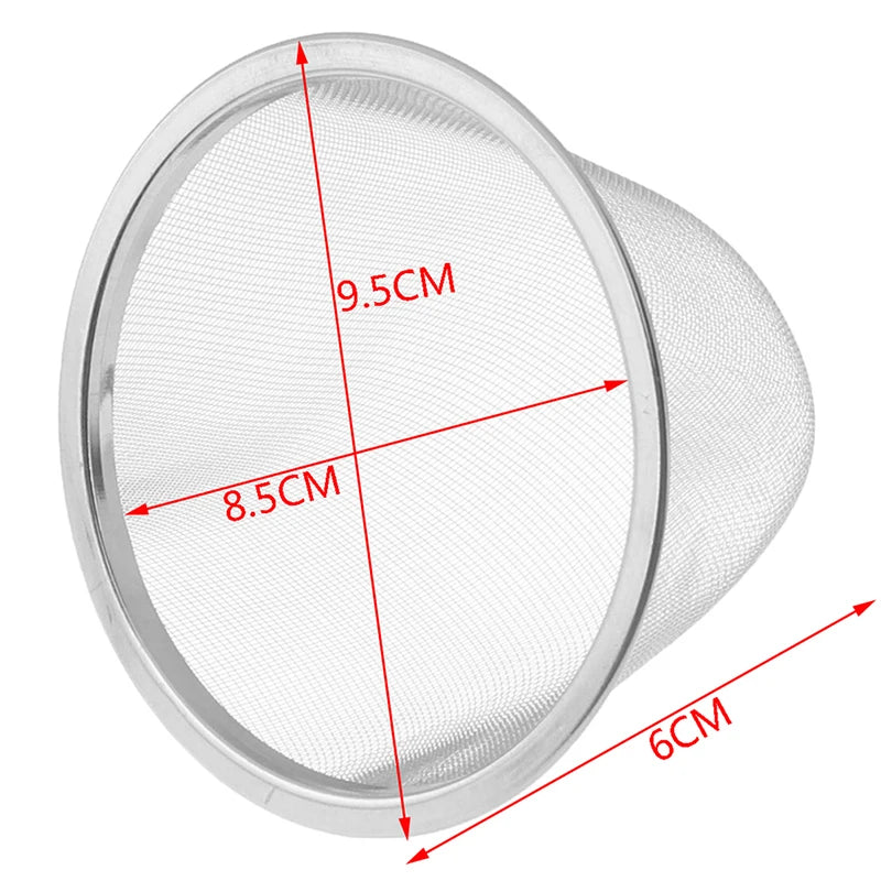 Reusable Diameter 5-9.5CM Stainless Steel Mesh Tea Infuser Strainer Teapot Tea Leaf Spice Filter Drinkware Kitchen Accessories