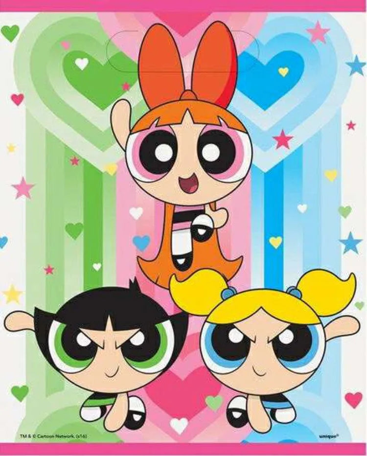 Cartoon The-P-Powerpuffs-G-Girls Cute Anime Stich Creation Set Printed Art Stitch Diamond Painting Mosaic 5d Handcraft Gift