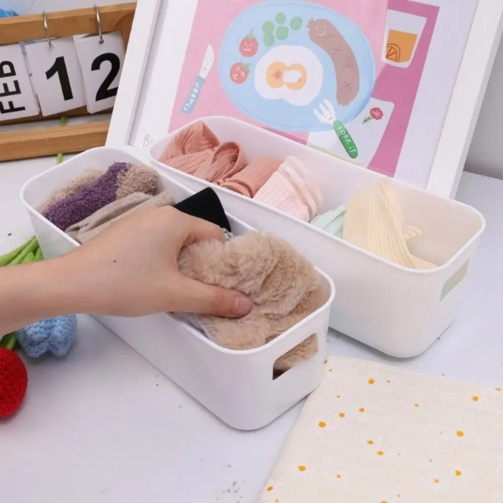 New Stackable Desktop Storage Box Large Capacity Coverless Storage Drawer Kitchen Organizer Bin