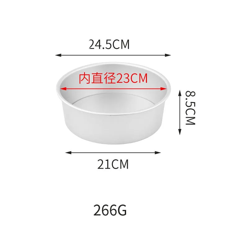 Non-Stick Round Removable Bottom Cake Pan Easy Release High Lift Cake Mold One,Model Chiffon Cake, Wedding, Small Party Baking