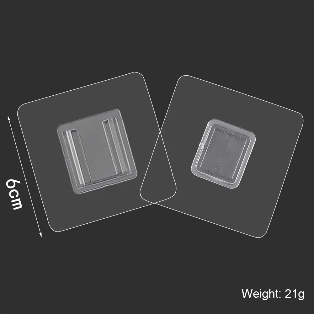 8-1pcs Waterproof Strong Adhesive Hook Punch-free Multifunctional Storage Buckle Bathroom Kitchen Wall Hooks Hanger