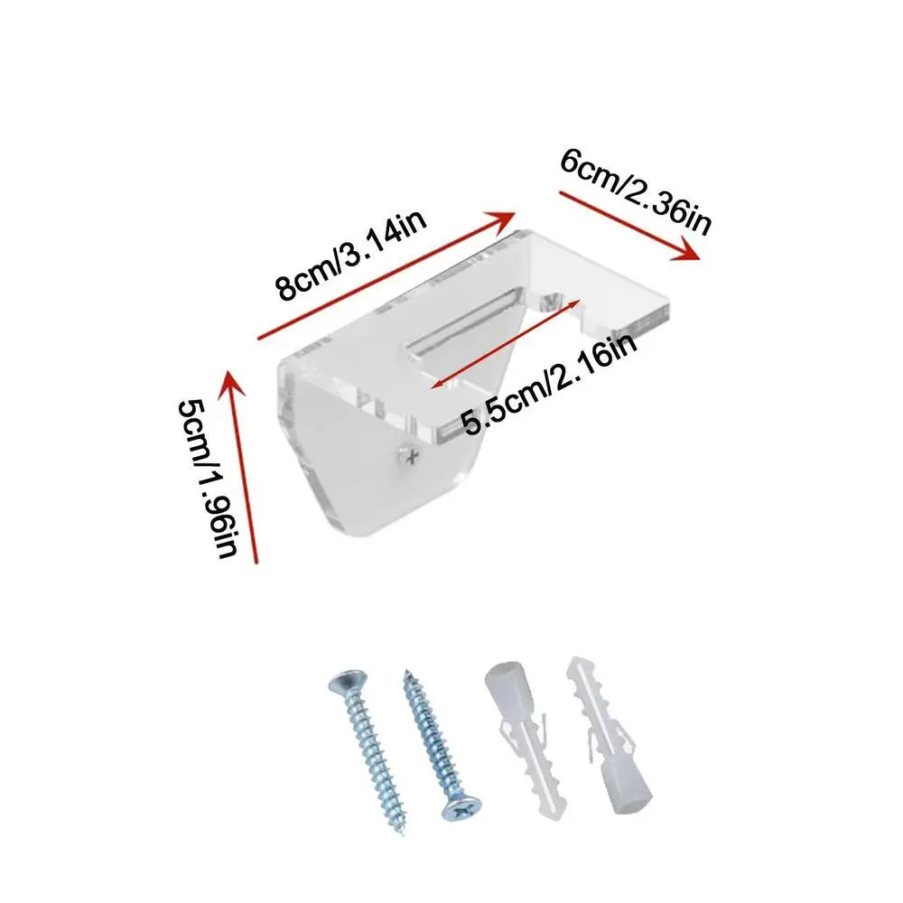 Lightsaber Wall Bracket Lightsaber Holder Wall Mount Acrylic Light Saber Wall Display Rack Suitable For Swords Light Saber
