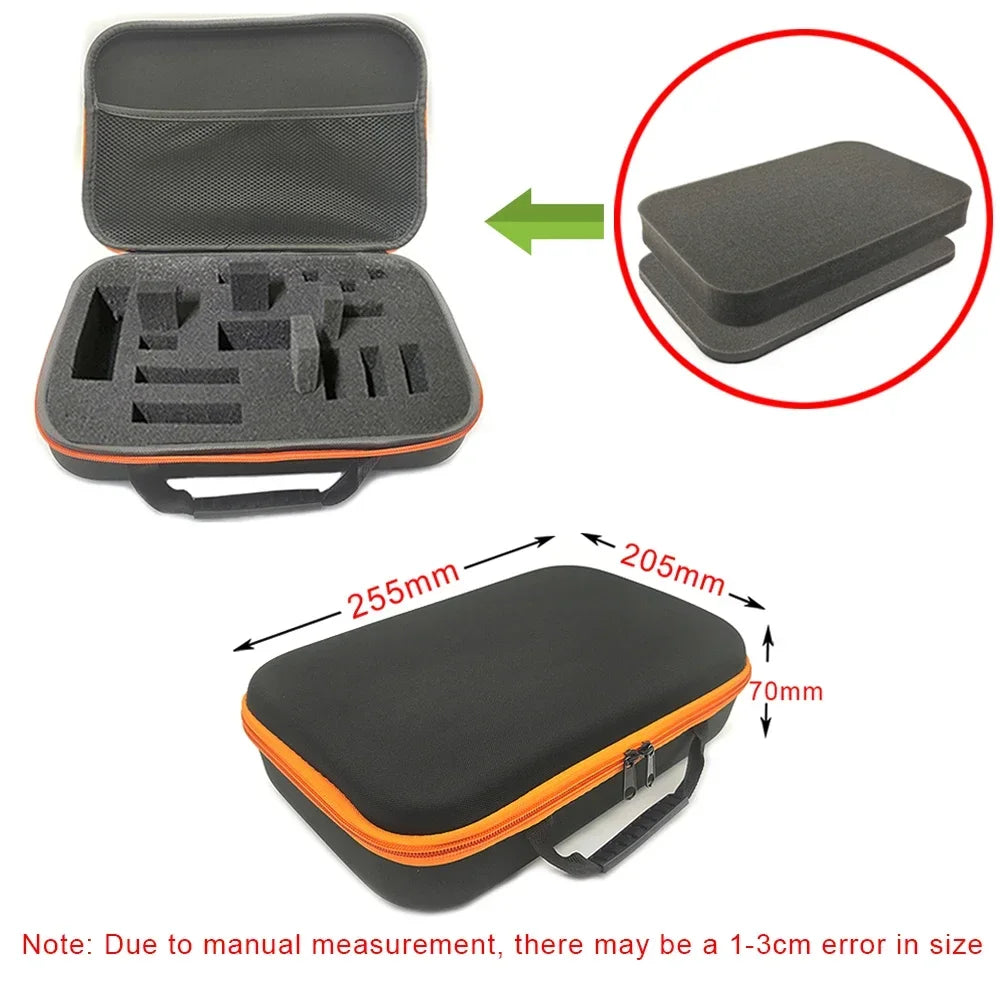 Watch Carry Case Shockproof Box Watch Storage Bags Organizer Protective Canvas EVA Hard Shell Zipper Tool Case