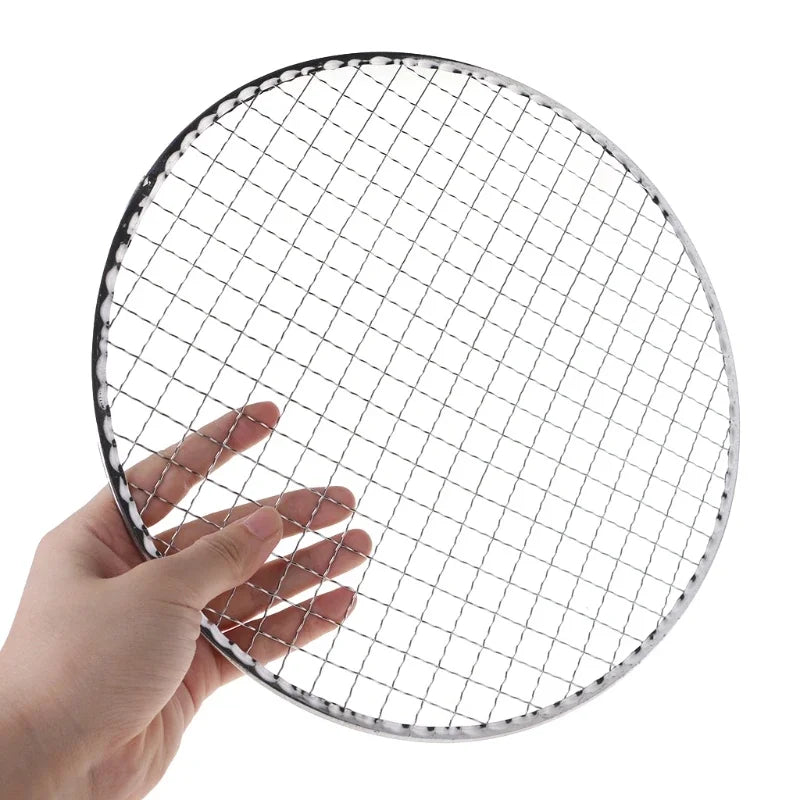 Disposable BBQ Barbecue Grill Basket Mesh Wire Net Fish Vegetable Tool Grill Outdoor Bbq Accessories Barbecue Kitchen Gadgets