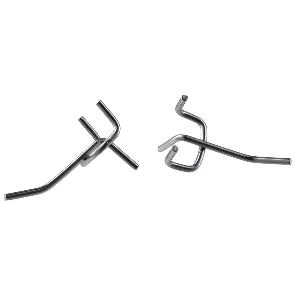 50pcs Perforated Panel Holder Goods Shelf Display Hooks Pegboard Hooks Retail Shop Peg Storage Racks