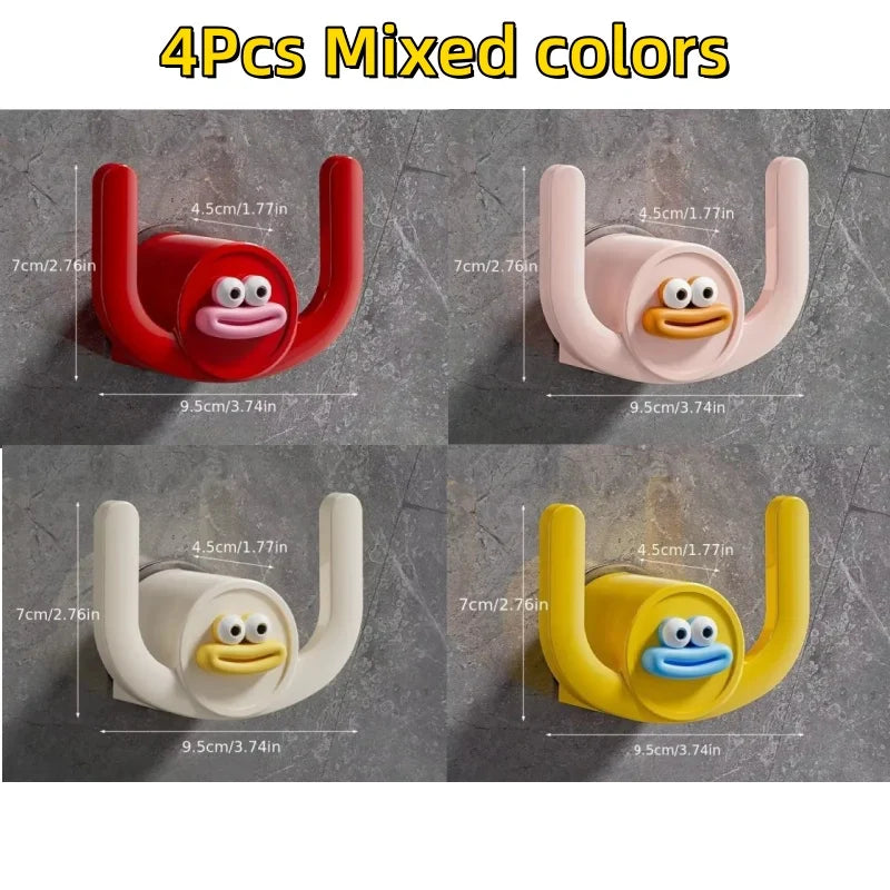 1Pc Cartoon Slippers Hook Bathroom Slipper Rack Shower Storage Organizer Shoe Holder Drainage Stand for Bathrooms and Bedrooms
