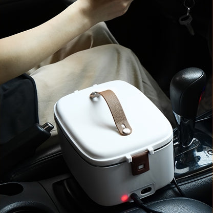 [Portable Electric Lunch Box] 2-in-1 1.8L Electric Lunch Box | Portable Food Heater for Car and Home Use - Kitchen Accessories