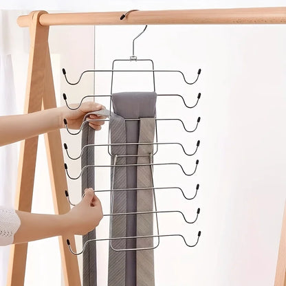 1/3PCS Multilayer Metal Hanger Wardrobe Organizer Storage Lingerie Hanger Foldable Multilayer Hanger for Woman Camisole Bra Belt
