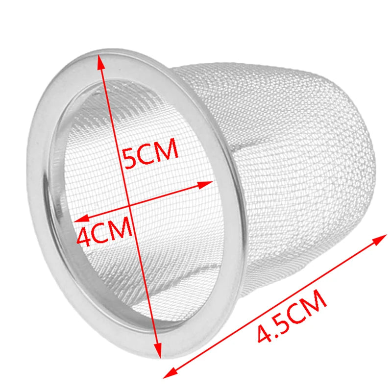 Reusable Diameter 5-9.5CM Stainless Steel Mesh Tea Infuser Strainer Teapot Tea Leaf Spice Filter Drinkware Kitchen Accessories