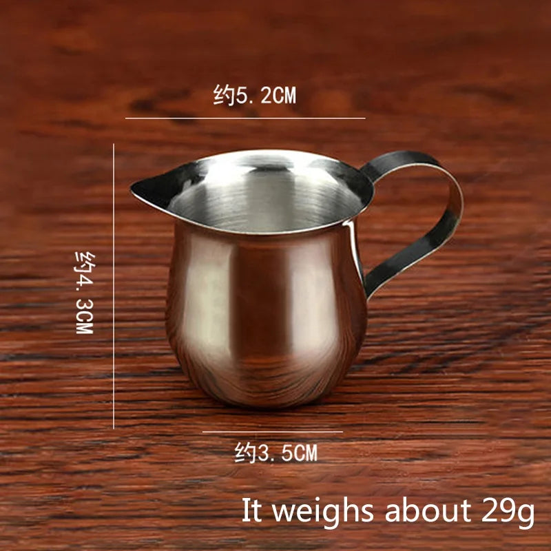 60ml/90ml/150ml/240ml Stainless Steel Milk Frothing Pitcher Espresso Coffee Milk Cream Frother Cup