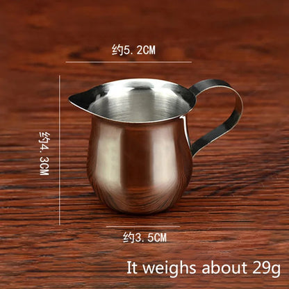 60ml/90ml/150ml/240ml Stainless Steel Milk Frothing Pitcher Espresso Coffee Milk Cream Frother Cup