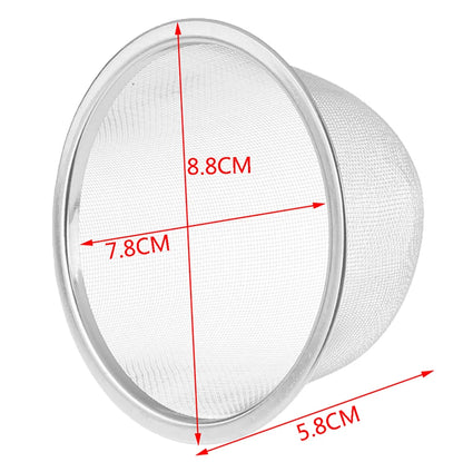 Reusable Diameter 5-9.5CM Stainless Steel Mesh Tea Infuser Strainer Teapot Tea Leaf Spice Filter Drinkware Kitchen Accessories