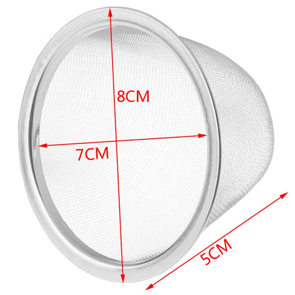 Reusable Diameter 5-9.5CM Stainless Steel Mesh Tea Infuser Strainer Teapot Tea Leaf Spice Filter Drinkware Kitchen Accessories