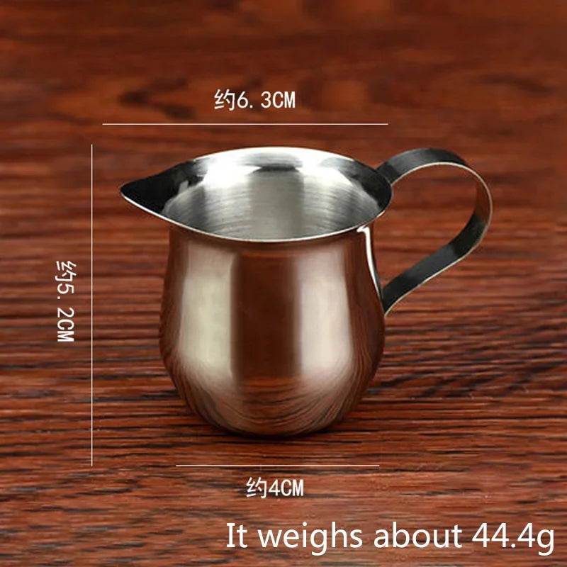 60ml/90ml/150ml/240ml Stainless Steel Milk Frothing Pitcher Espresso Coffee Milk Cream Frother Cup