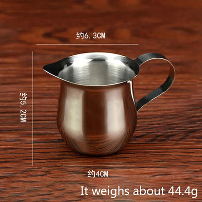 60ml/90ml/150ml/240ml Stainless Steel Milk Frothing Pitcher Espresso Coffee Milk Cream Frother Cup