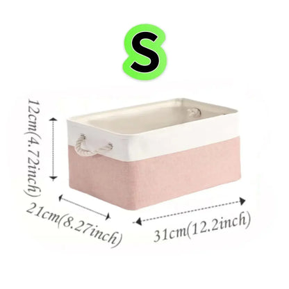 Multi-function Foldable Sundries Storage Basket Foldable Splicing Storage Box With Handle for Clothing Underwear Socks Organizer