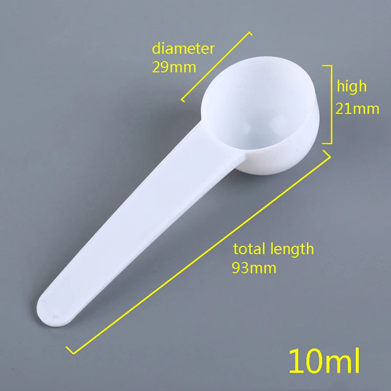 10Pcs 1g 3g 5g 10g Measuring Plastic Scoop Measuring Spoons Milk Powder Spoons