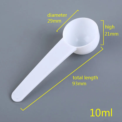 10Pcs 1g 3g 5g 10g Measuring Plastic Scoop Measuring Spoons Milk Powder Spoons