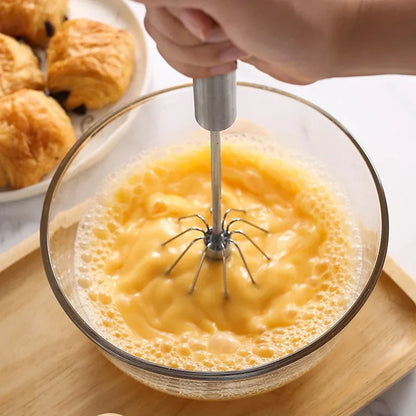 Semi Automatic Egg Beater Rotating Cream Egg Mixer Household Manual Egg Beater Baking Tool Kitchen Tools
