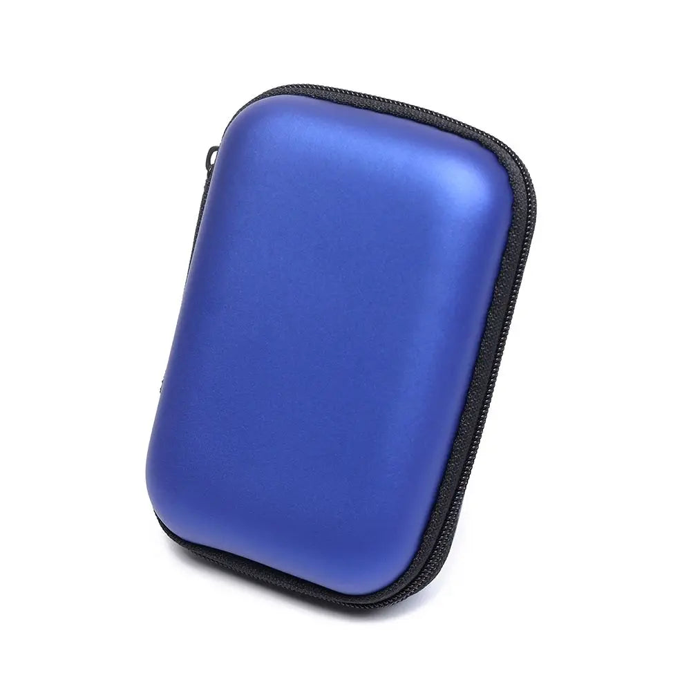 Mini Cable Organizer Memory Card Case Headphone Headset Accessories Carry Pouch Storage Box Coin Purse Earphone Bag