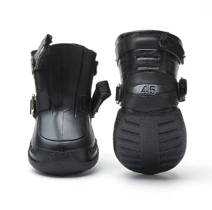 Four Seasons Pet Rain Boots Waterproof Dog Shoes Zapato Perro Yorkshire Terrier Pug Schnauzer Puppy Shoes Dogs Acessorios