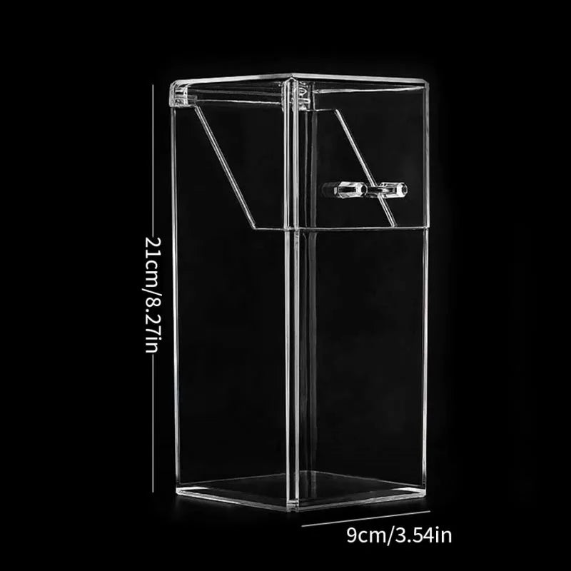 Makeup Brush Organizers with Dustproof Lid Travel Makeup Brush Organizer Eyebrow Pencil Makeup Brush Storage Box Organizers