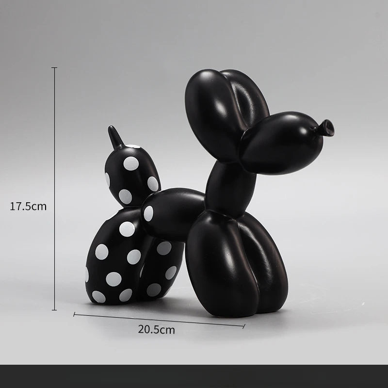 Nordic Balloon Dog Ornament Creative Cartoon Resin Craft Living Room Home Foyer Decoration Home Accessories  Home Decor