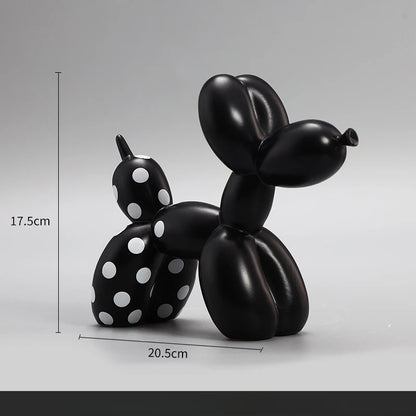 Nordic Balloon Dog Ornament Creative Cartoon Resin Craft Living Room Home Foyer Decoration Home Accessories  Home Decor