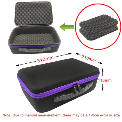 Hard Watch Storage Box Tool Storage Bag Canvas EVA Organizer Shockproof Sponge Carry Case Shell Zipper Protective Box