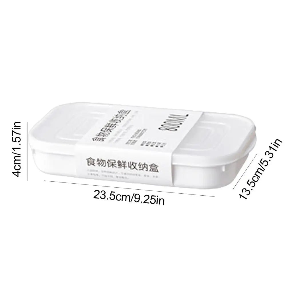 350/700/800/1600ml capacity Portable Refrigerator Freezer Organizers With Scale Food Fruit Storage Box For Fridge Food Storage
