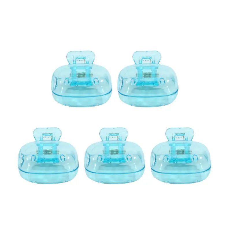 5PCS Travel Toothbrush Head Covers Toothbrush Protector Cap Brush Pod Case Protective Portable Plastic Clip For Household Travel