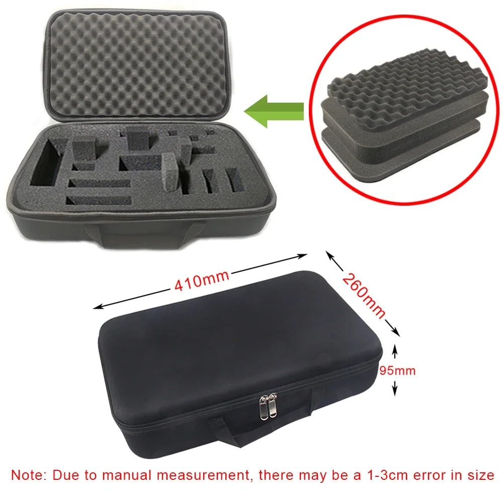 Hard Watch Storage Box Tool Storage Bag Canvas EVA Organizer Shockproof Sponge Carry Case Shell Zipper Protective Box
