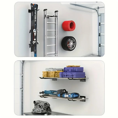 Iron-made Gardening Hanging Holder Garage Wall Mount Hook Heavy Duty Storage Supportor Shovel Rake Broom Supporting Parts