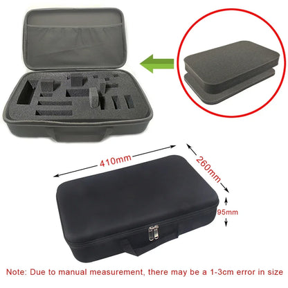 Watch Carry Case Shockproof Box Watch Storage Bags Organizer Protective Canvas EVA Hard Shell Zipper Tool Case