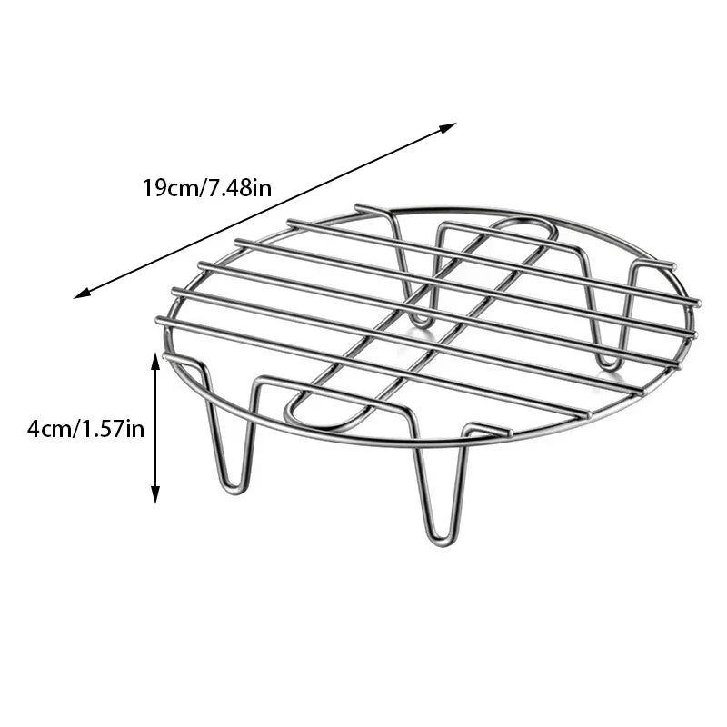 Stainless Steel Ultra Small Bottom Mesh Suitable for Snow Bowl Steaming Rack Outdoor Camping Picnic Steaming Rack