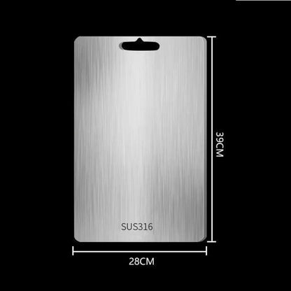 Thickened Stainless Steel Cutting Board Antibacterial and Mildew-proof Household Cutting Board Kitchen Kneading Dough Board