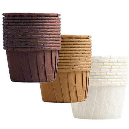 50pcs/pack Muffins Cup Paper Cupcake Wrappers Baking Cups Cases Muffin Boxes Cake Cup DIY Cake Tools Kitchen Baking Supplies