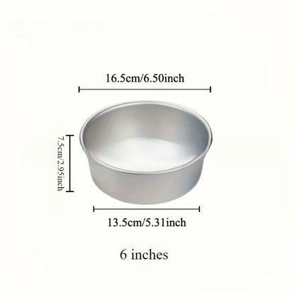 4-12 inch Aluminum Round Cake Bakeware solid bottom Chiffon  die for aluminum alloy Home baking cake mold pan cake tin