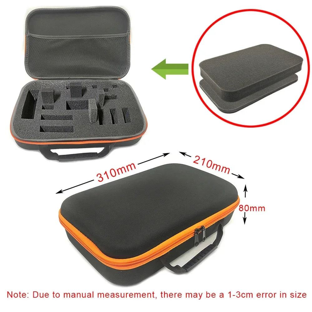 Watch Carry Case Shockproof Box Watch Storage Bags Organizer Protective Canvas EVA Hard Shell Zipper Tool Case