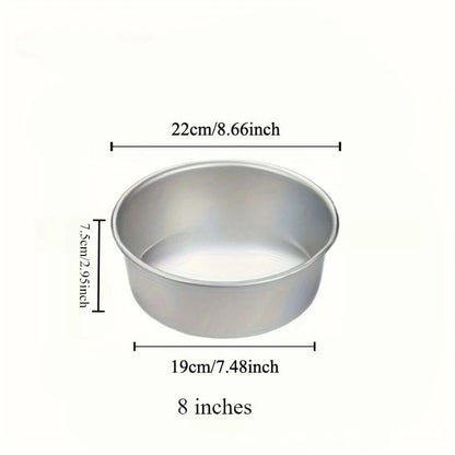 4-12 inch Aluminum Round Cake Bakeware solid bottom Chiffon  die for aluminum alloy Home baking cake mold pan cake tin