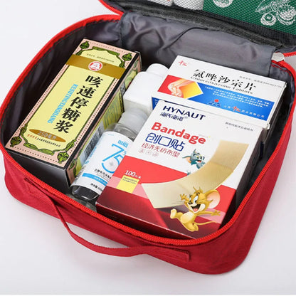 Portable Medicine Bag Travel First Aid Kit Medicine Storage Survival Kit Box Outdoor Emergency Camping