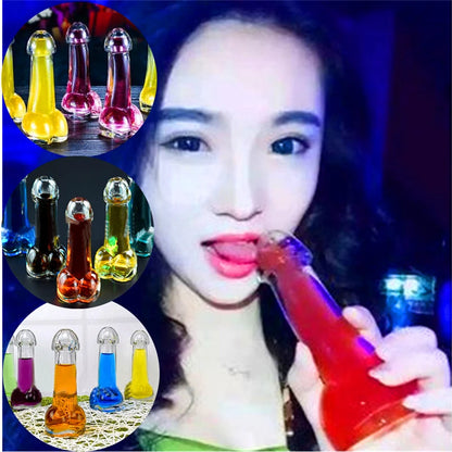 Creative Cocktail Glass Wine Juice Glass Cup Penis Shot Glass Bar Whiskey Glass Halloween Champagne Glasses Hen Party Night