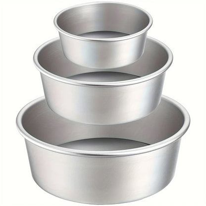 4-12 inch Aluminum Round Cake Bakeware solid bottom Chiffon  die for aluminum alloy Home baking cake mold pan cake tin