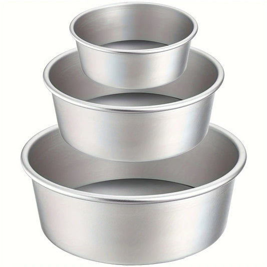 4-12 inch Aluminum Round Cake Bakeware solid bottom Chiffon  die for aluminum alloy Home baking cake mold pan cake tin