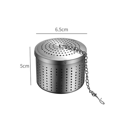 Stainless Steel Tea Leaf Infuser Strainer Spice Mesh Sieve for Brewing Teapot Tea Filter Seasoning Ball Kitchen Accessories