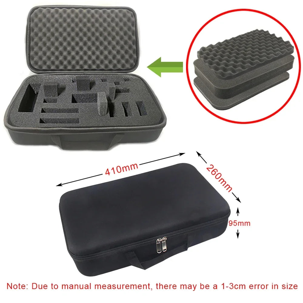 Watch Carry Case Shockproof Box Watch Storage Bags Organizer Protective Canvas EVA Hard Shell Zipper Tool Case
