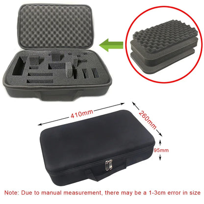 Watch Carry Case Shockproof Box Watch Storage Bags Organizer Protective Canvas EVA Hard Shell Zipper Tool Case