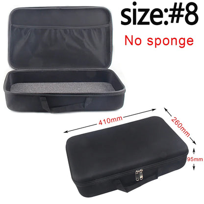 Eva Tools Bag Waterproof Zipper Storage Bags For Electrician Hardware Tool Carry Case Drill Tools Kit Shockproof Organizer Box