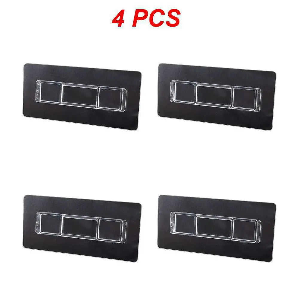 8-1pcs Waterproof Strong Adhesive Hook Punch-free Multifunctional Storage Buckle Bathroom Kitchen Wall Hooks Hanger