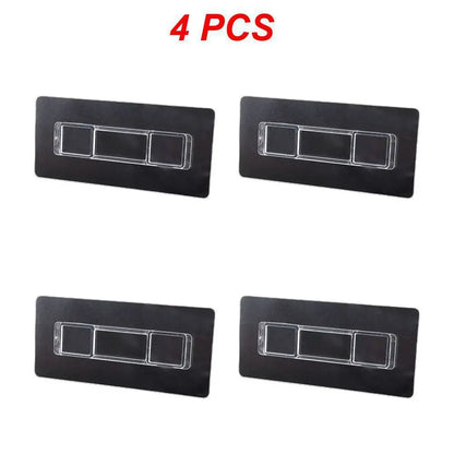 8-1pcs Waterproof Strong Adhesive Hook Punch-free Multifunctional Storage Buckle Bathroom Kitchen Wall Hooks Hanger